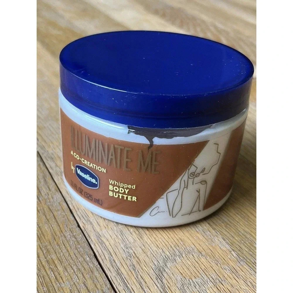 Vaseline Illuminate Me Body Butter for Melanin Rich Skin Whipped Body Butter